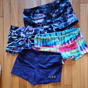 Fleo Women's Vibrant Athletic Shorts Collection